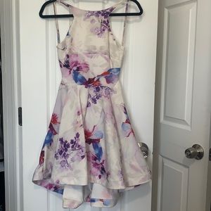 Windsor White Watercolor Floral Dress